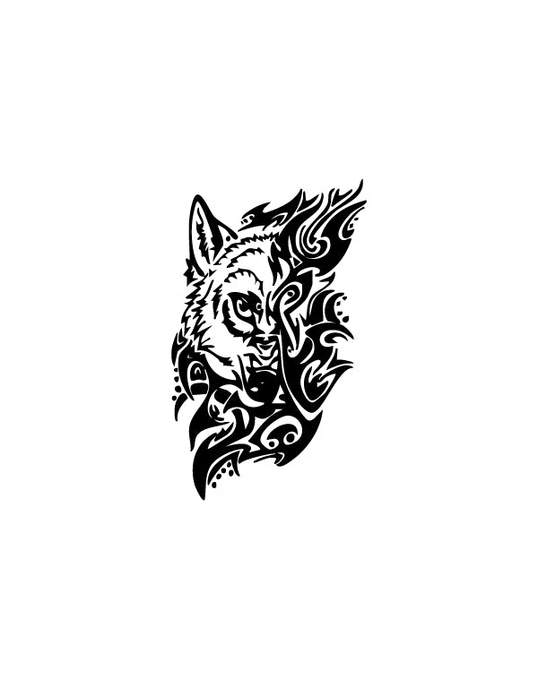 Wolf Spirit - TEMPOINK Temporary Tattoo