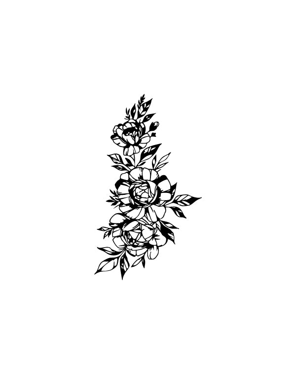 Garden Bouquet - TEMPOINK Temporary Tattoo