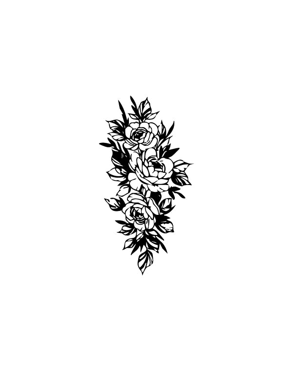 Rose Garden - TEMPOINK Temporary Tattoo