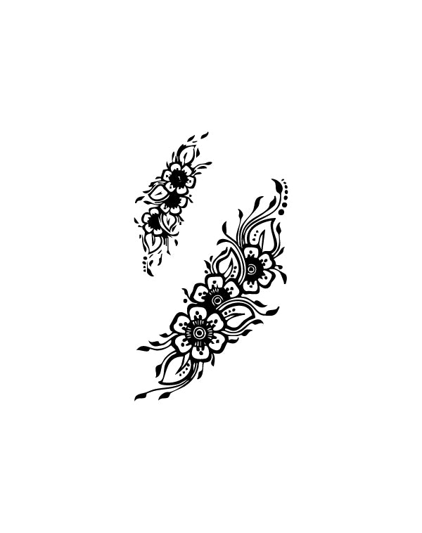 Double Roses - TEMPOINK Temporary Tattoo