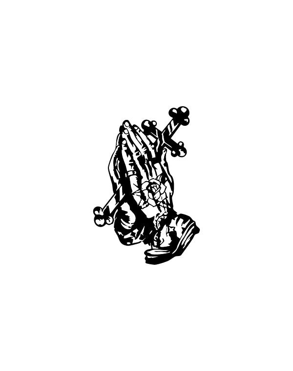 Prayer Hands - TEMPOINK Temporary Tattoo