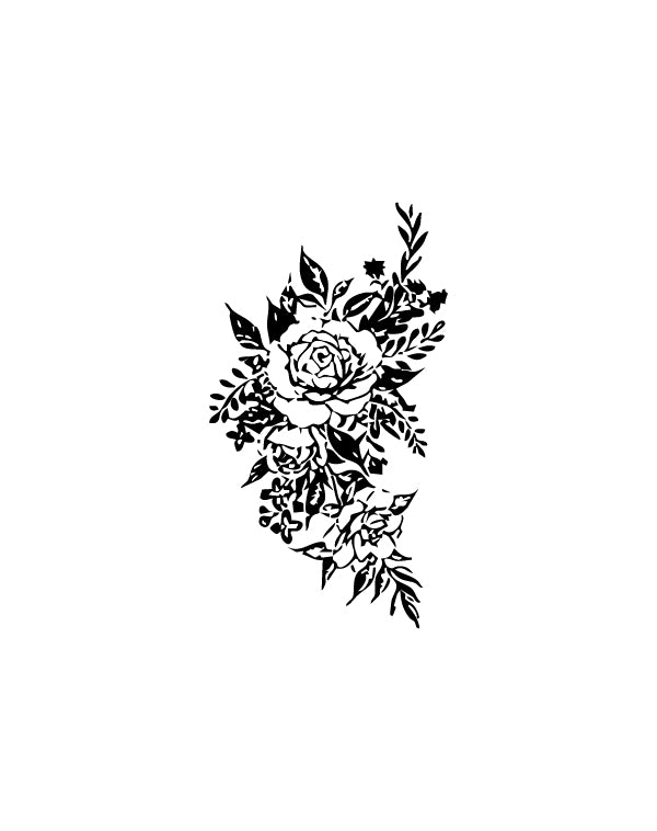 Rose Bouquet - TEMPOINK Temporary Tattoo