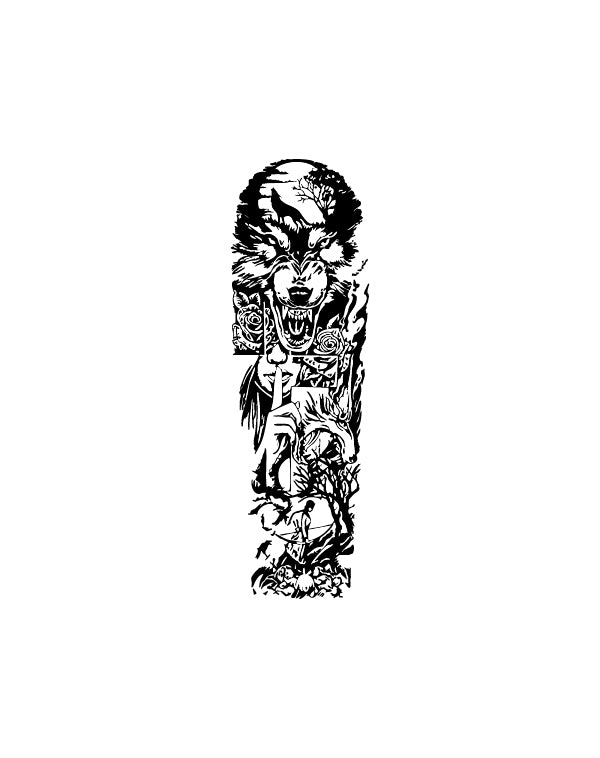 Wild Spirit - TEMPOINK Temporary Tattoo