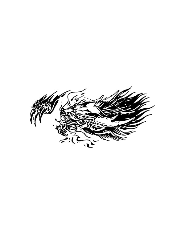 Dragon Fury - TEMPOINK Temporary Tattoo