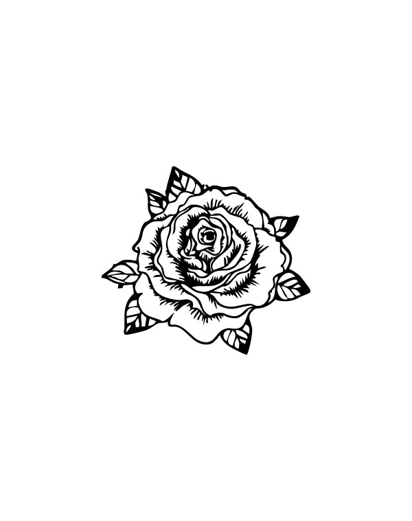 Victorian Rose - TEMPOINK Temporary Tattoo
