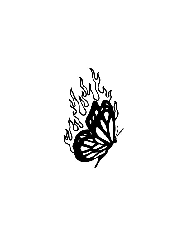 Phoenix Butterfly - TEMPOINK Temporary Tattoo