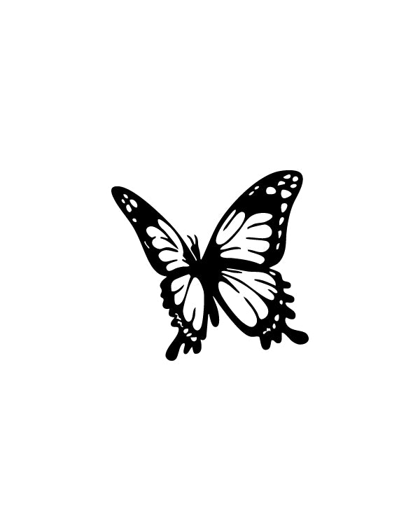 Azure Butterfly - TEMPOINK Temporary Tattoo